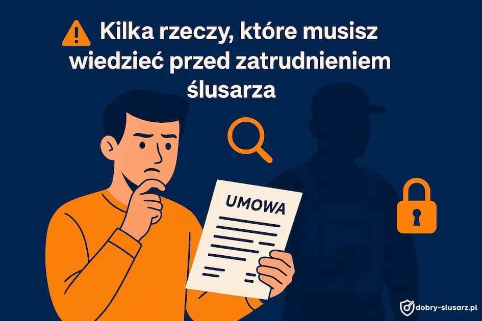 Kilka rzeczy, które musisz wiedzieć przed zatrudnieniem ślusarza (żeby nie żałować!)