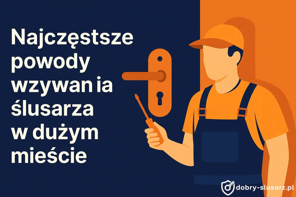 Najczęstsze powody wzywania ślusarza w dużym mieście – statystyki i praktyczne porady
